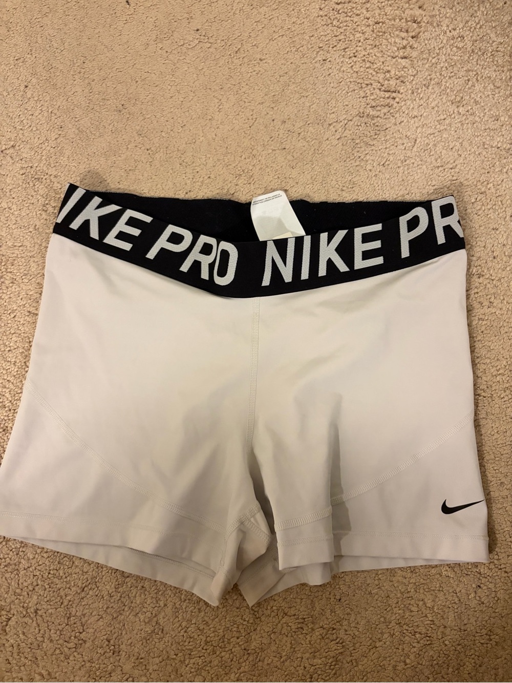 Nike Women's White Training Shorts